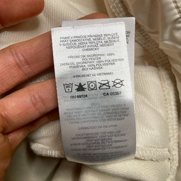 Columbia Women’s XXL Sherpa Fleece Half-Zip Pullover Pink Cream Relax Fit - Picture 12 of 12